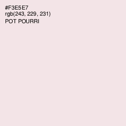 #F3E5E7 - Pot Pourri Color Image